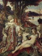 Gustave Moreau The unicorn oil painting artist